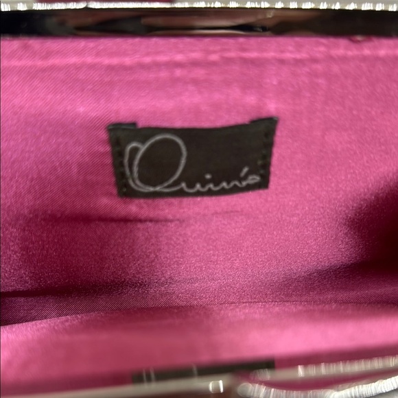 Quin’s Glittery Pink Clutch Bag - Picture 3 of 7